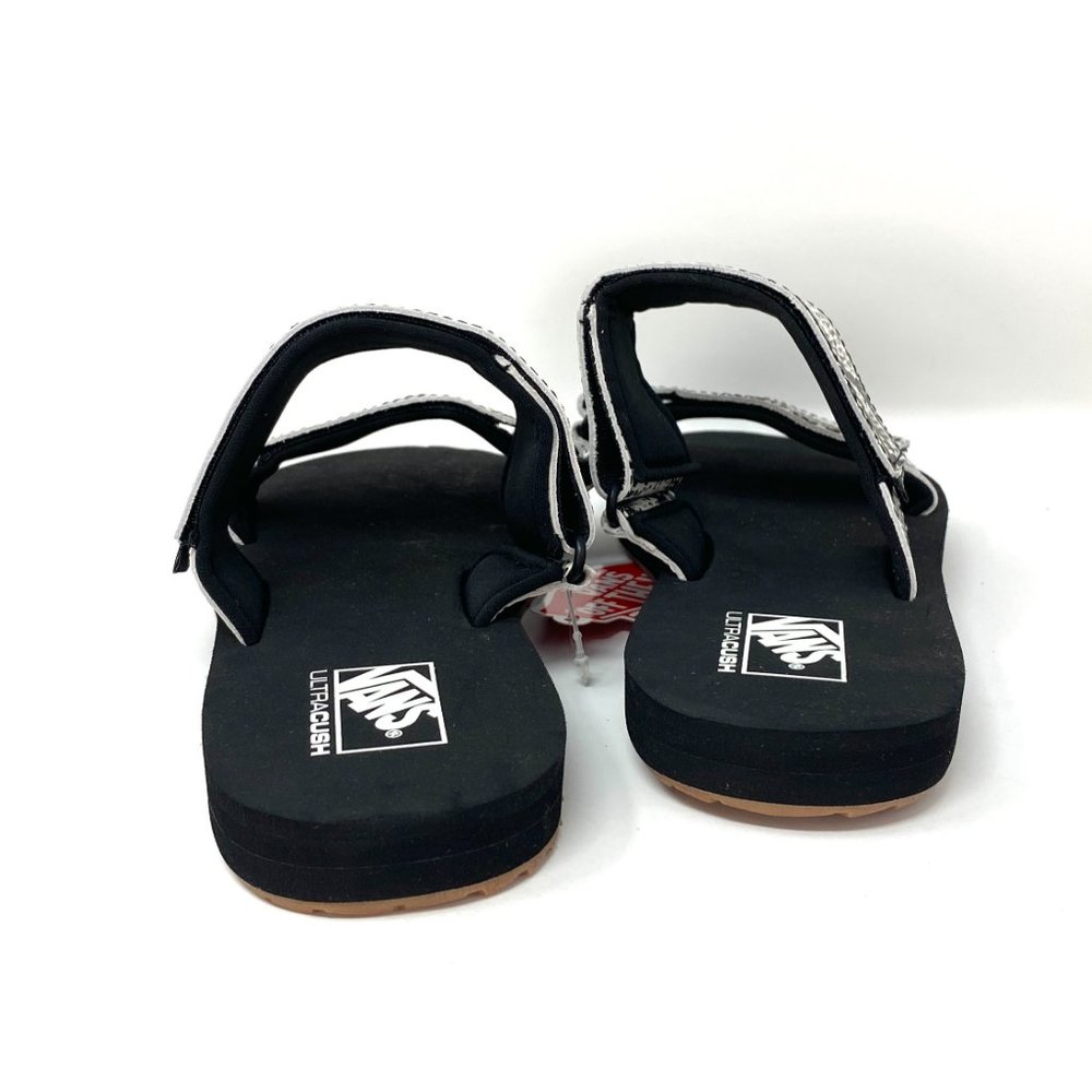 💖MEGA SALE💖VANS Cayucas Slide Snake White Black Sandals Women's VN0A3MW228Z - Picture 5 of 8